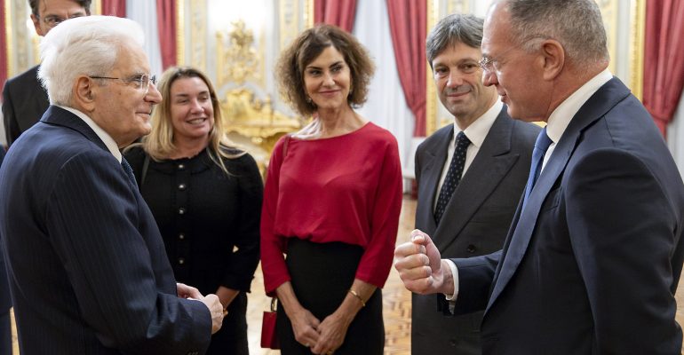 I vincitori dei Premi Leonardo e dei Premi di Laurea 2023 incontrano il Presidente della Repubblica