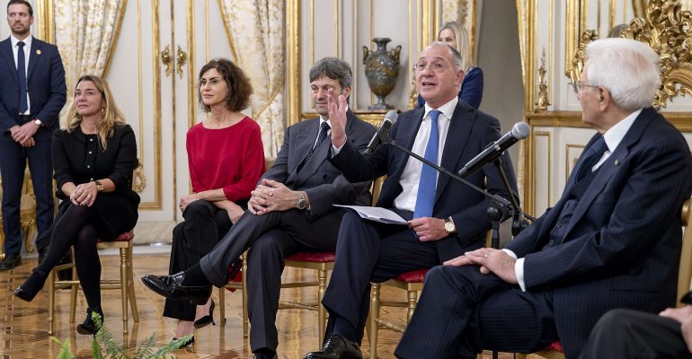 I vincitori dei Premi Leonardo e dei Premi di Laurea 2023 incontrano il Presidente della Repubblica