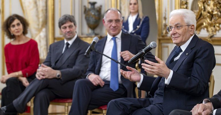 I vincitori dei Premi Leonardo e dei Premi di Laurea 2023 incontrano il Presidente della Repubblica