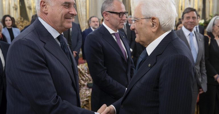 I vincitori dei Premi Leonardo e dei Premi di Laurea 2023 incontrano il Presidente della Repubblica