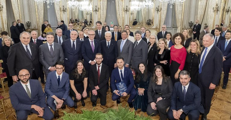 I vincitori dei Premi Leonardo e dei Premi di Laurea 2023 incontrano il Presidente della Repubblica
