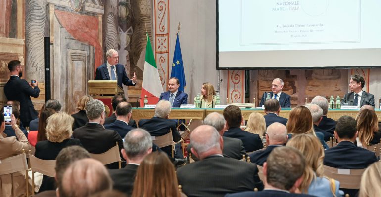 Cerimonia Premi Leonardo – Giornata Nazionale del Made in Italy 2024