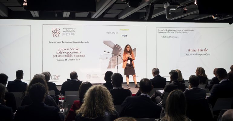 “Impresa Sociale: sfide e opportunità per un modello vincente” Incontro con il Territorio, Verona
