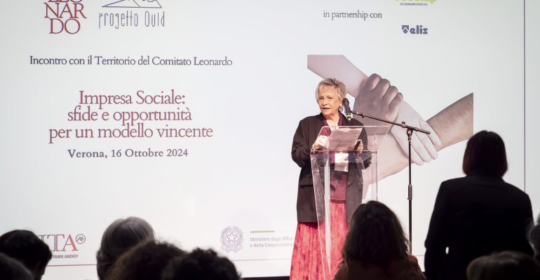 “Impresa Sociale: sfide e opportunità per un modello vincente” Incontro con il Territorio, Verona