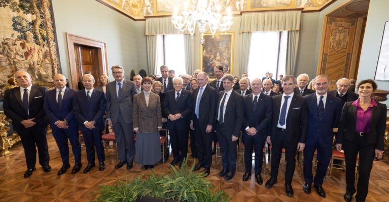 I vincitori dei Premi Leonardo e dei Premi di Laurea 2025 incontrano il Presidente della Repubblica