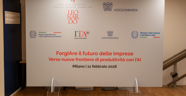 “ForgIAre il futuro delle imprese. Verso nuove frontiere di produttività con l’AI” Forum Comitato Leonardo & Assolombarda, Milano