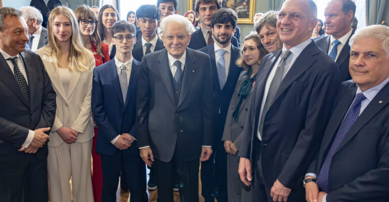 I vincitori dei Premi Leonardo e dei Premi di Laurea 2026 incontrano il Presidente della Repubblica